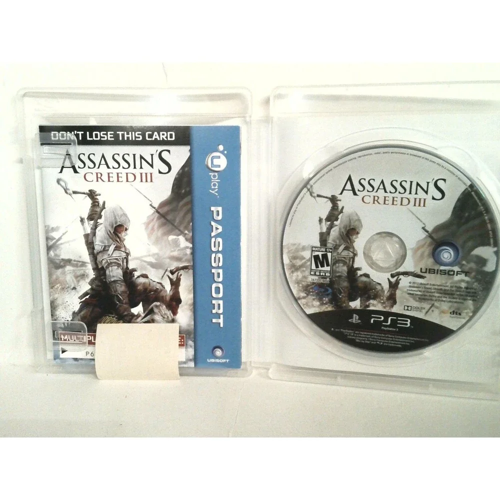Assassins Creed III Ps3 CIB Action Strategy 2012
